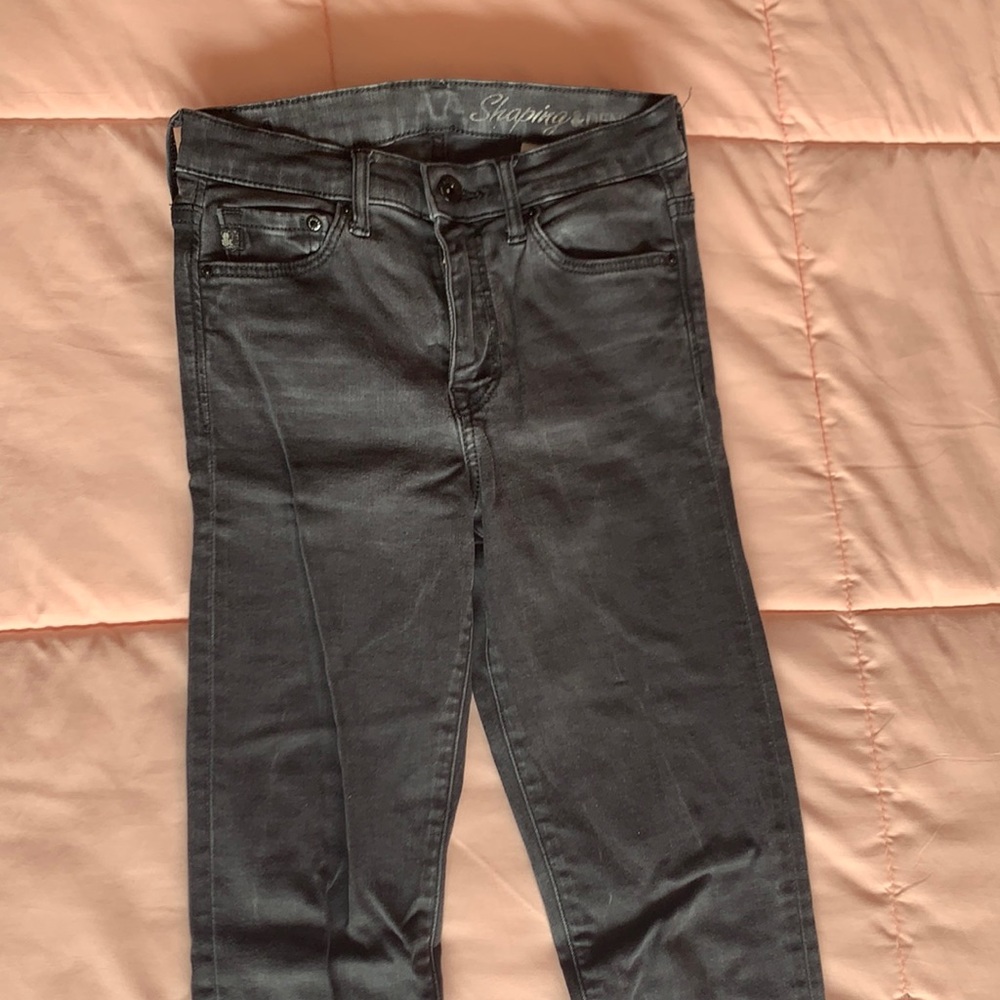 Shaping & denim skinny black jeans - Picture 3 of 7